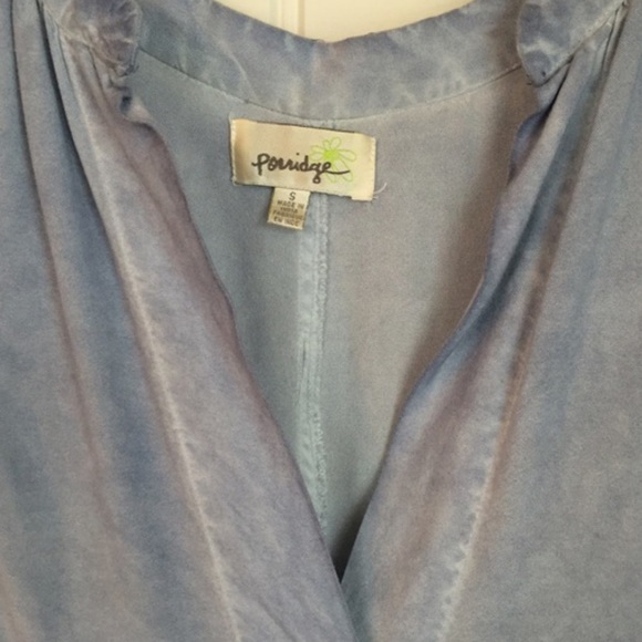 Light blue high low tunic dress - Picture 3 of 4